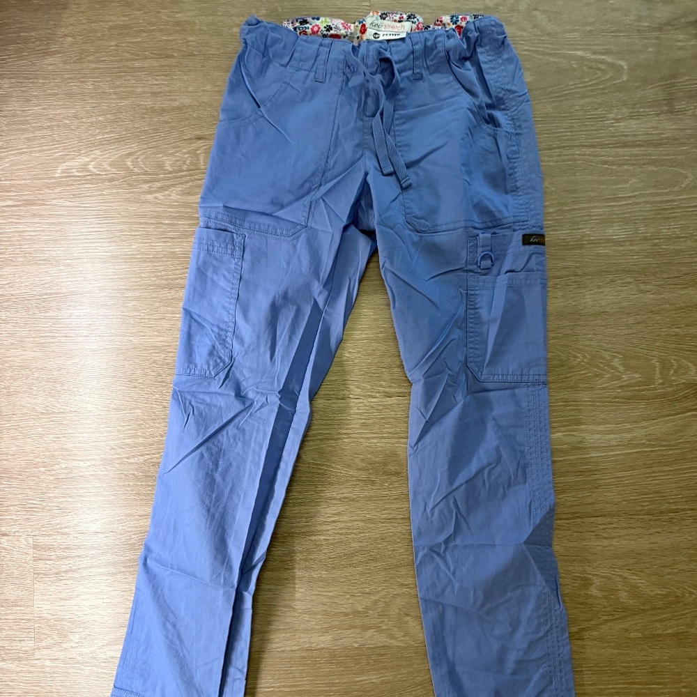 Koi Stretch XSP & XXSP Scrubs Pants Navy Blue Ceil Blue Gray Grey